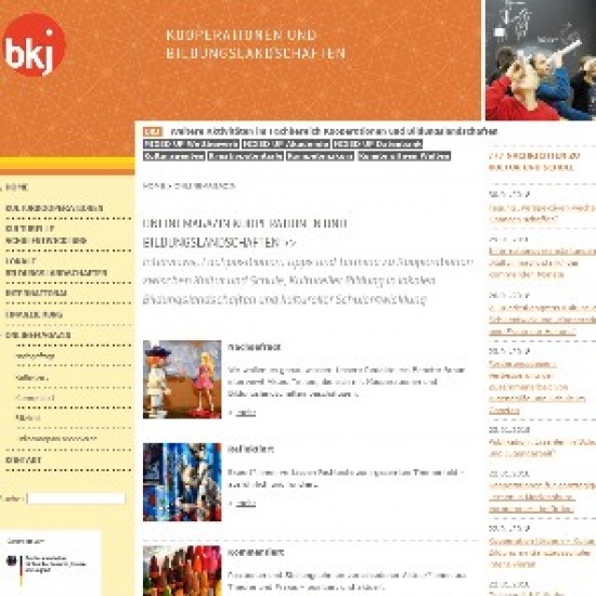 Aktuelles Onlinemagazin »Kooperationen und Bildungslandschaften«